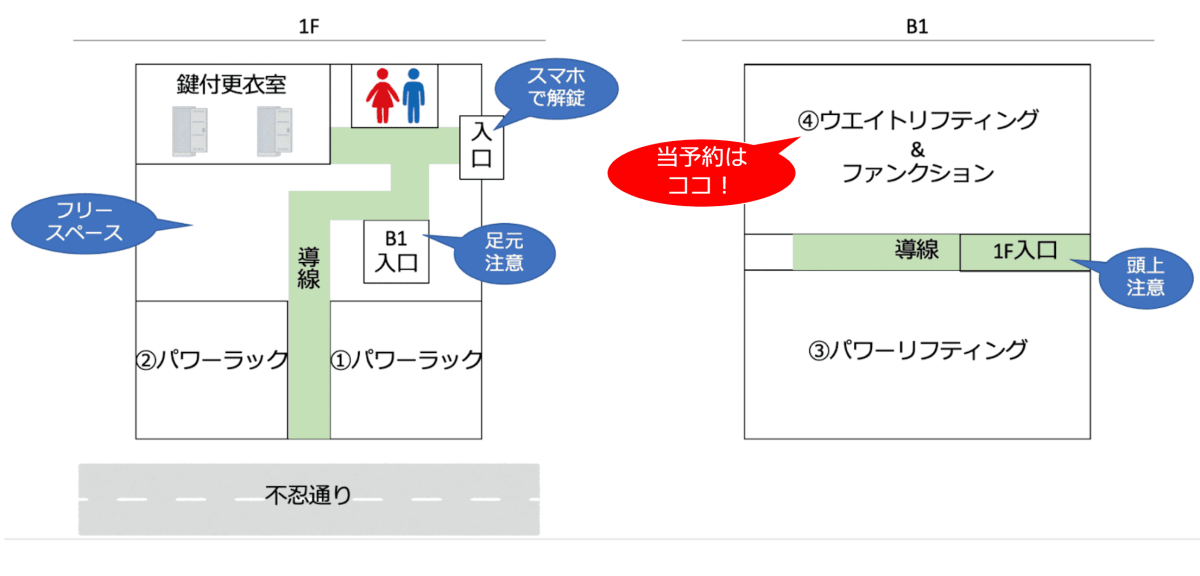 GORILLA HUB KOMAGOME】駒込駅徒歩6分/④ウエイトリフティング/IWF公認バーベル、プレート173kg/プラットフォーム/バーベル ドロップ可｜レンタルスペースサイト「カシカシ」